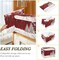 Christmas Storage Baskets Collapsible Storage Bins with Lids, Christmas Coffee Tree Red Wooden Storage Boxes Clothes Baskets for Organizing
